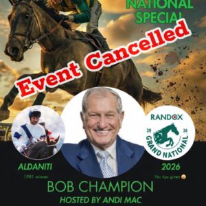 EVENT CANCELLED Special Offer Jockey Bob Champion